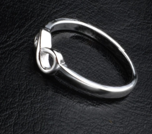 *925 Sterling silver Infinity sterling silver ring - Picture 3 of 5